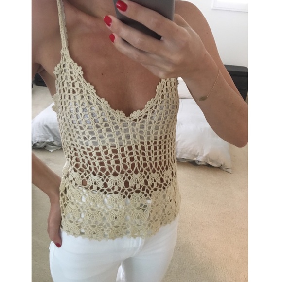 LF Tops - —Sold on Depop— Millau open knit festival top